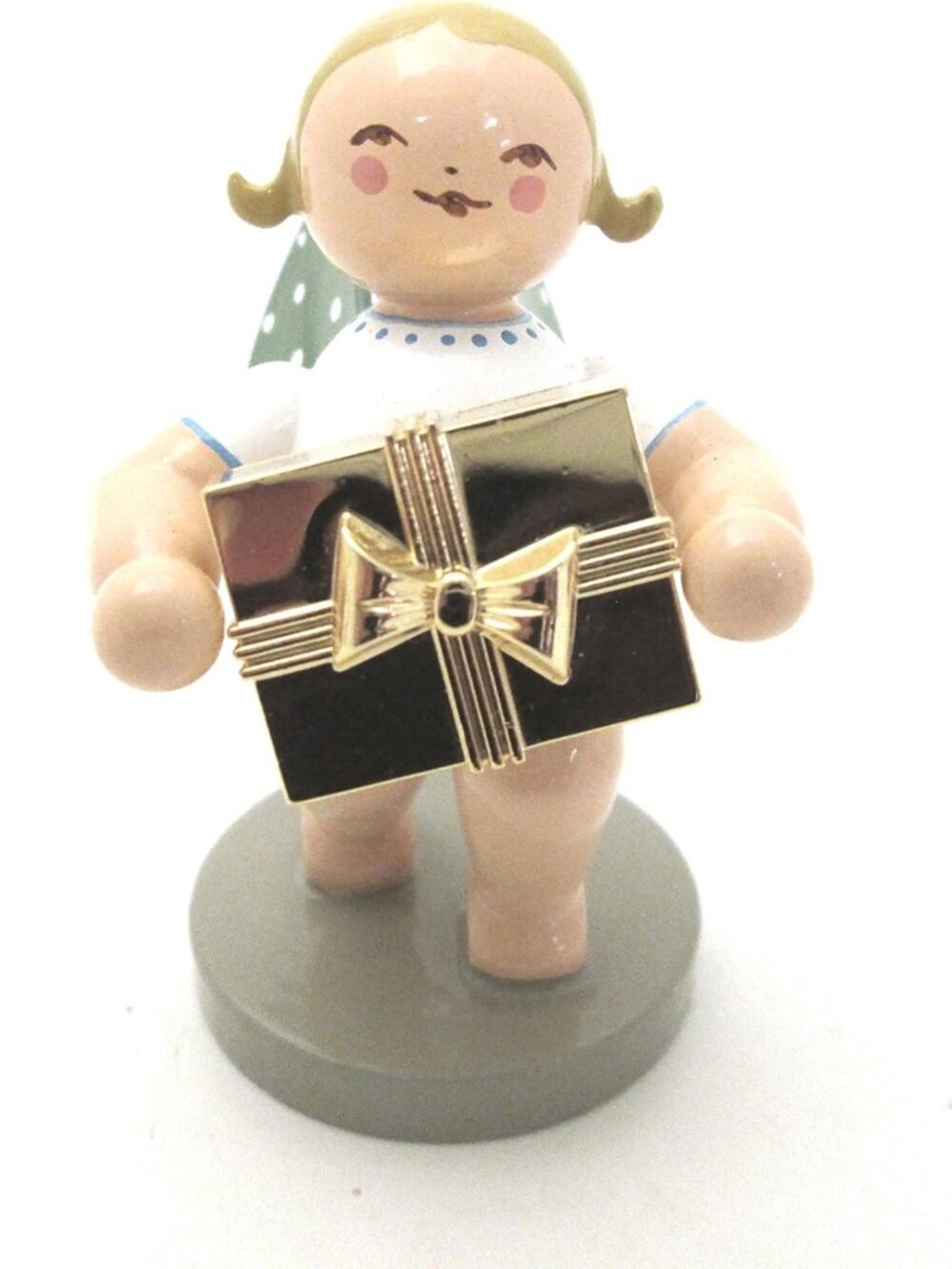 Handpainted Angel Figurine - Charming Well Wisher Decor with Gift Option